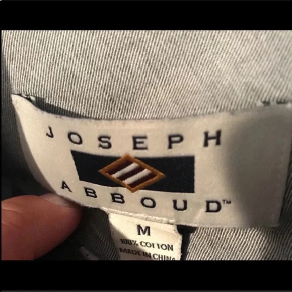 Joseph Abboud Black Long Sleeve Shirt Size Medium - Picture 4 of 7